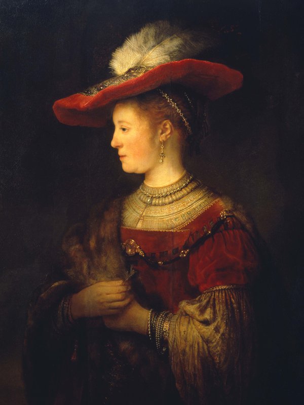 MHK_Rembrandt van Rijn_Saskia Uylenburgh im Profil_1642_Gemäldegalerie Alte Meister_Foto Ute Brunzel_klein.jpg